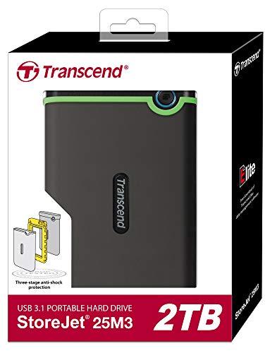 Transcend Information 2 TB StoreJet M3 USB 3.0 Slim External Hard TS2TSJ25M3S_4