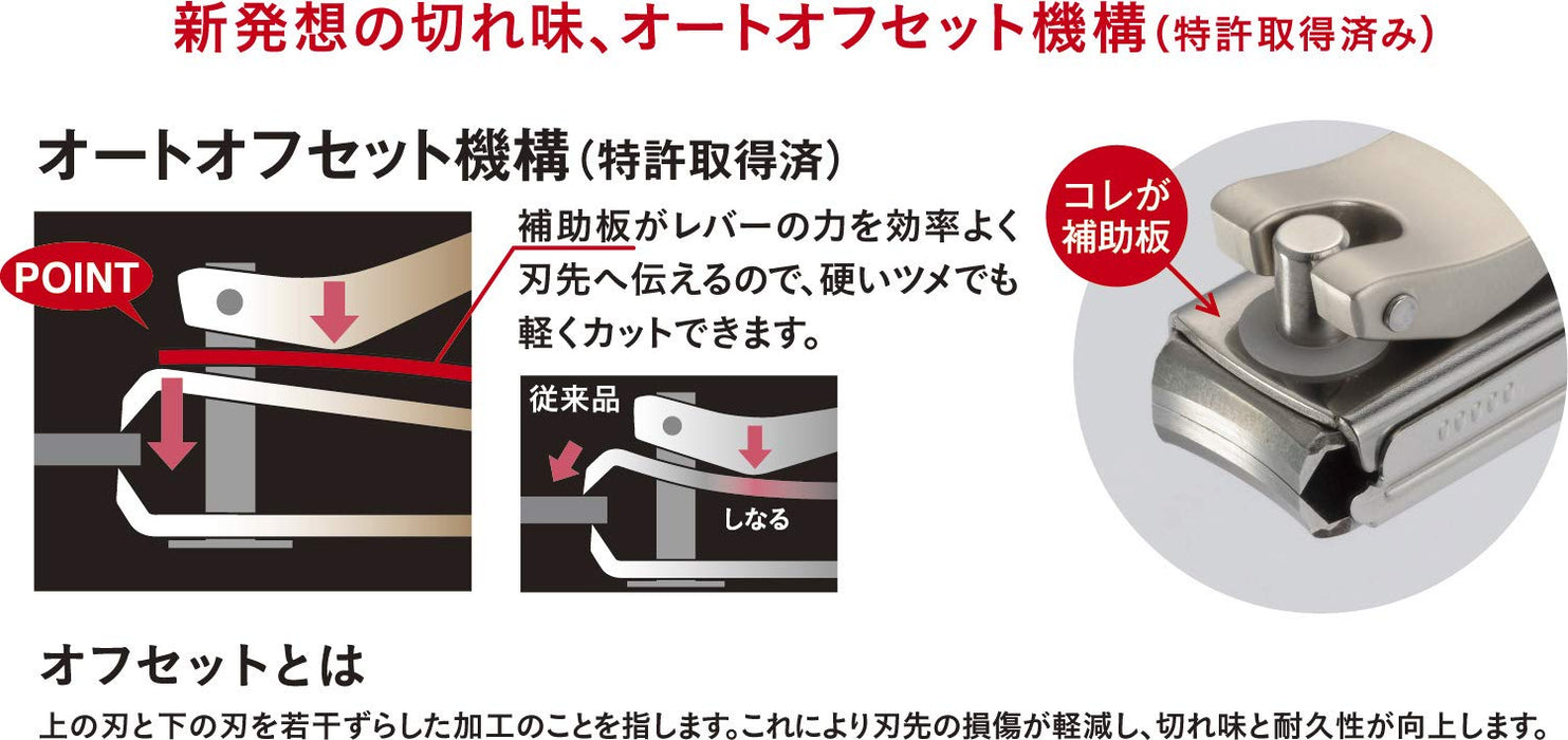 Feather Tokusen Premium Stainless Steel Nail Clippers S Size TN-S Made in Japan_6