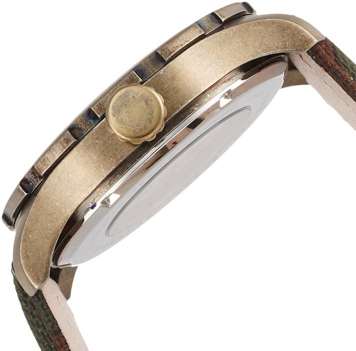 ARCA FUTURA Watch Skull Skeleton 8618SSV-BR Men's Multicolor Nylon Band NEW_3