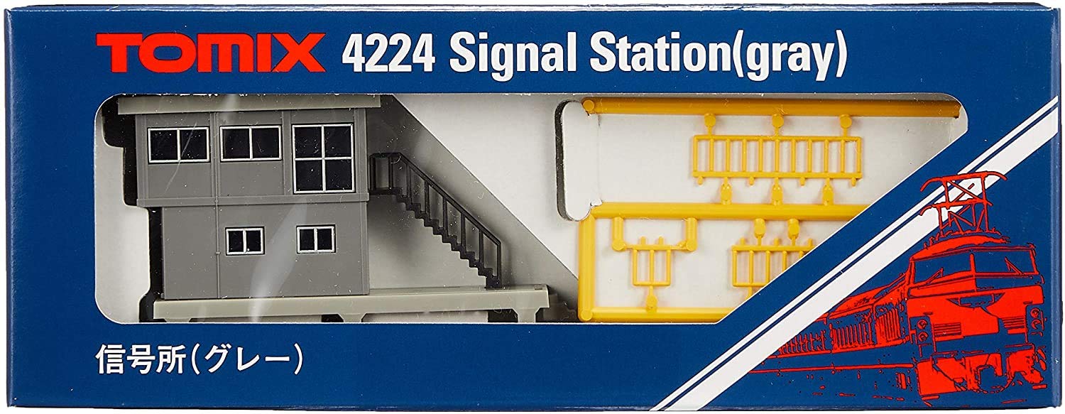 TOMIX N Gage Signal Station Gray 042242 Model Railroad Diorama Supplies Plastic_5