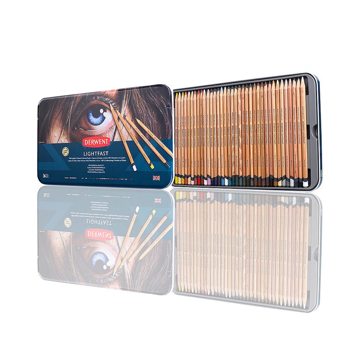 Derwent colored pencil light fast metal case Set of 36 color 4mm Lead 2302721_1