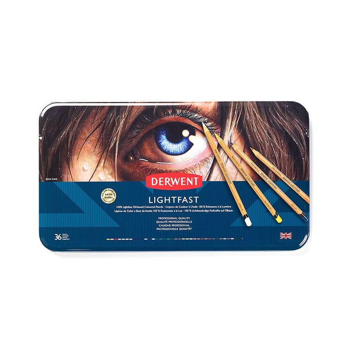 Derwent colored pencil light fast metal case Set of 36 color 4mm Lead 2302721_2