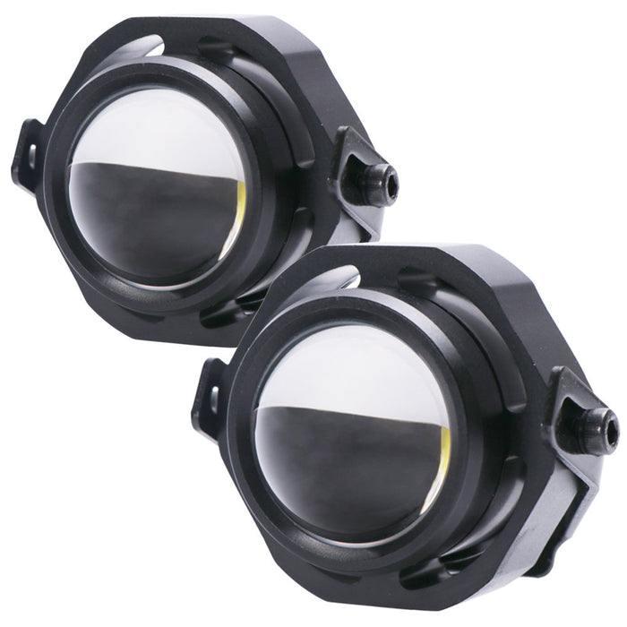 LED Waterproof Fog Lamp Daylight Retrofitting 10W 12V 24V Set of 2 Cutline NEW_1