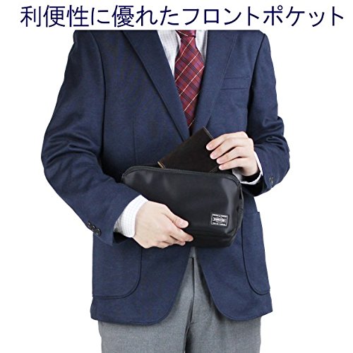 Yoshida Bag PORTER Time Pouch 655-17877 Black W210xH110xD100mm 210g Nylon NEW_2