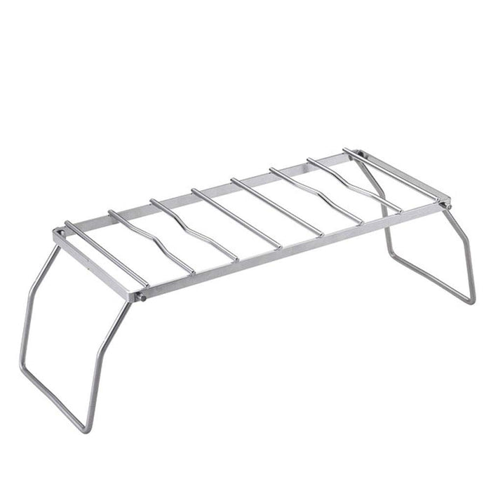 UNIFLAME Cooker Stand 350 445x165x135mm Stainless Steel for Camping 610848 NEW_1