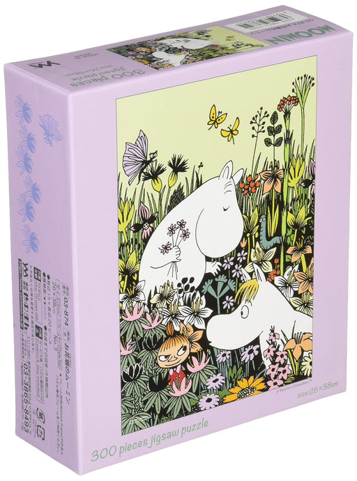 Yanoman 300 Piece Jigsaw Puzzle Moomin in flower garden (26x38cm) ‎03-874 NEW_1