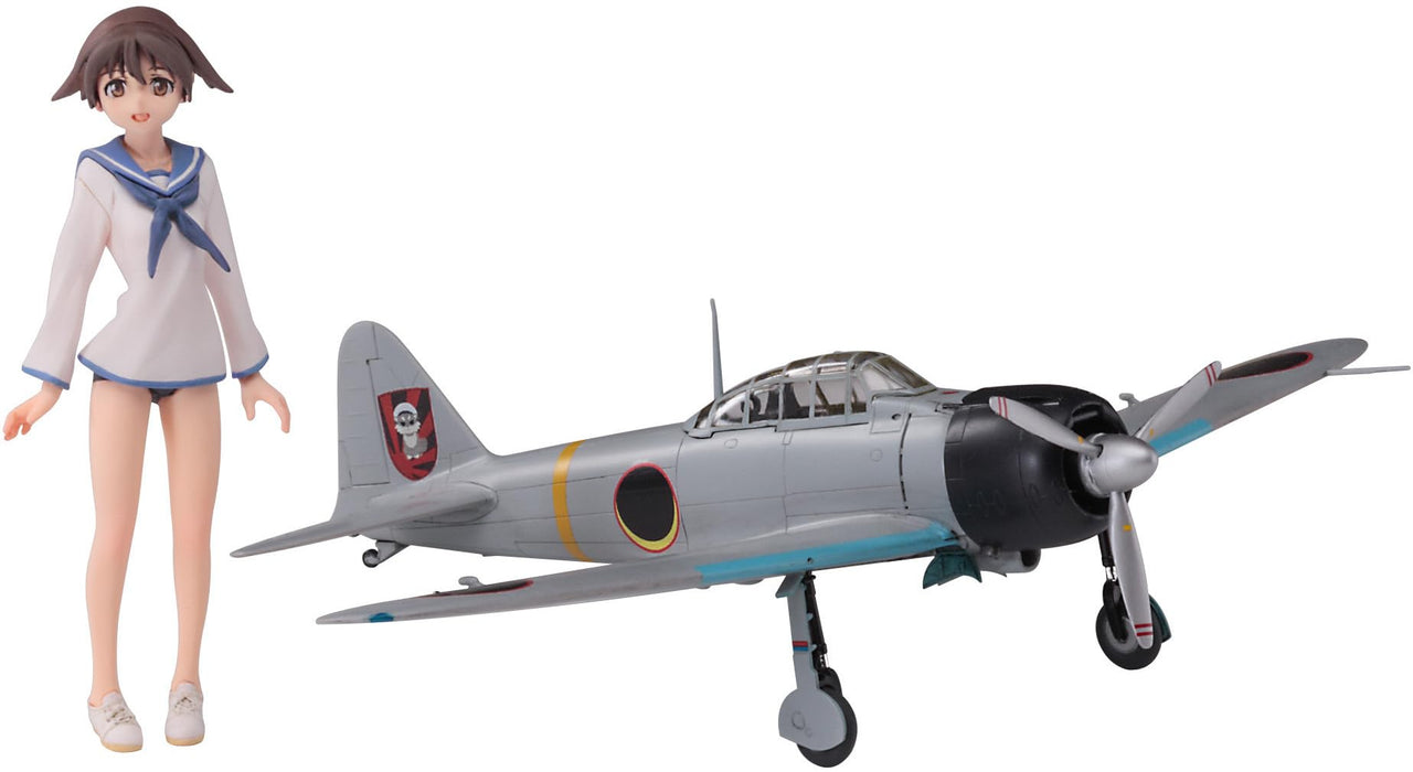 Hasagawa Strike Witches Miyafuji Yoshika w/Zero Fighter 22 Type 1/20 Kit SP375_1