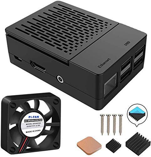 GeeekPi Raspberry Pi 3B+ Case Raspberry Pi 3/2 Model B Case Fan heat sink Z-0183_1