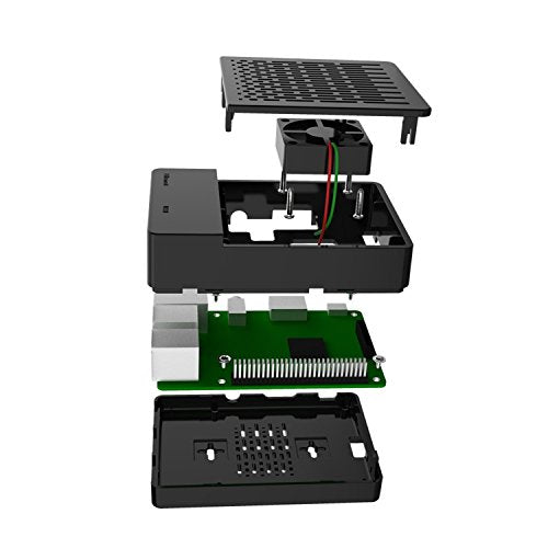 GeeekPi Raspberry Pi 3B+ Case Raspberry Pi 3/2 Model B Case Fan heat sink Z-0183_7