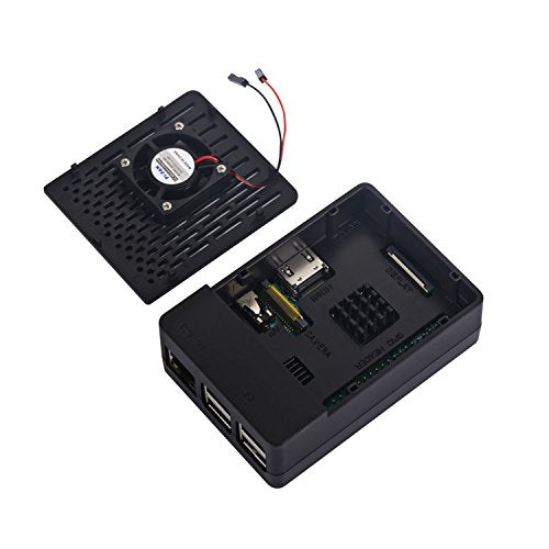 GeeekPi Raspberry Pi 3B+ Case Raspberry Pi 3/2 Model B Case Fan heat sink Z-0183_8