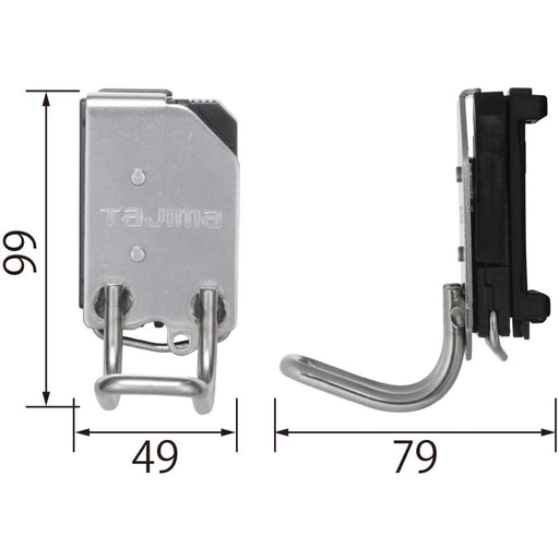 Tajima Safe System detachable tool holder stainless steel ratchet SFKHS-R NEW_2