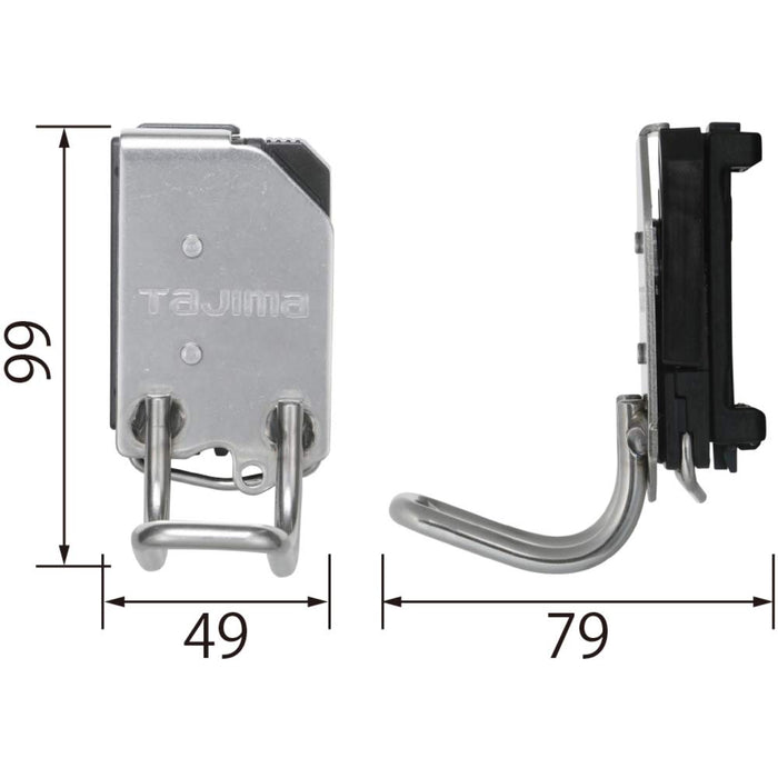Tajima Safe System detachable tool holder stainless steel ratchet SFKHS-R NEW_2