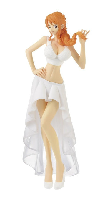 One Piece Nami Lady Edge Wedding Figure White Prize 2018 Banpresto Anime NEW_1