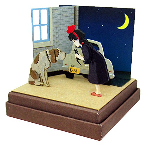 Sankei Studio Ghibli mini Old Dog Jefferson & Kiki non-scale Paper Craft MP07-84_4