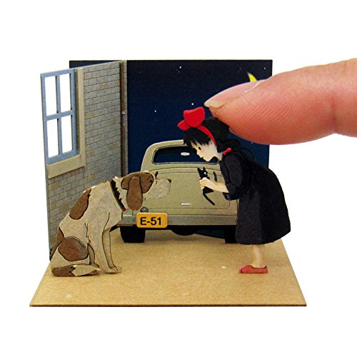 Sankei Studio Ghibli mini Old Dog Jefferson & Kiki non-scale Paper Craft MP07-84_6
