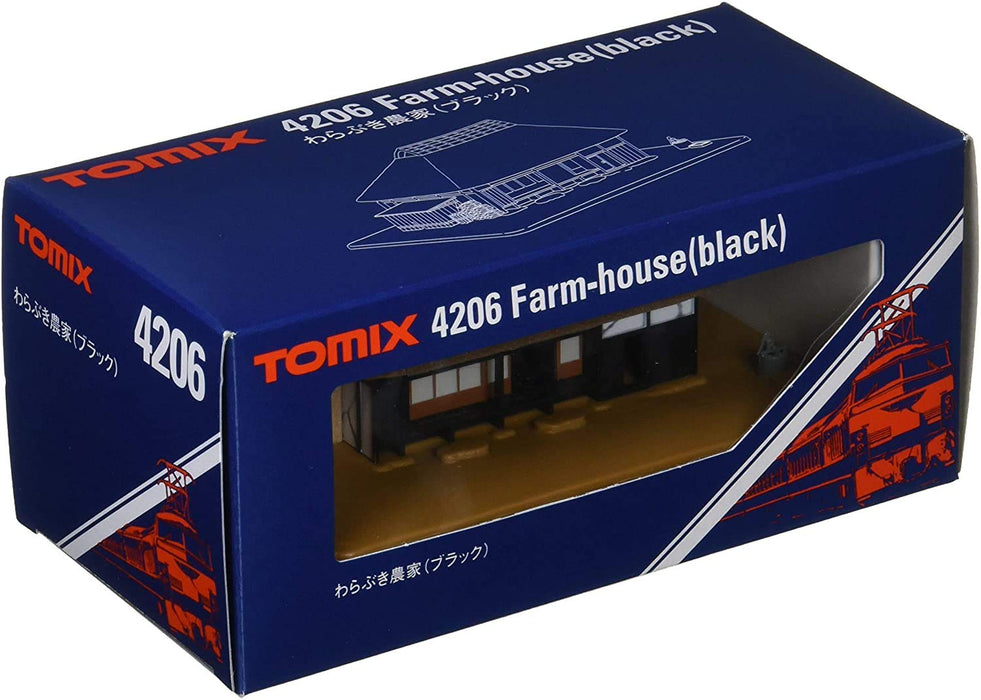 TOMIX N gauge Black Thatched Farmhouse 4206 Model Railroad Diorama Supplies NEW_3