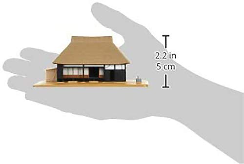 TOMIX N gauge Black Thatched Farmhouse 4206 Model Railroad Diorama Supplies NEW_5