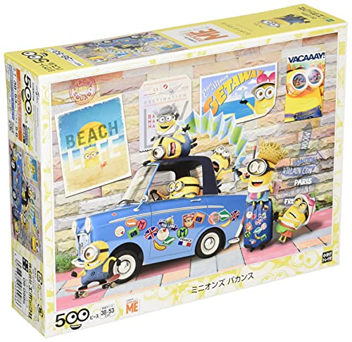 Epoch 500pc Jigsaw Puzzle Minions Vacation (38x53cm) 06-098s Movie Characters_1