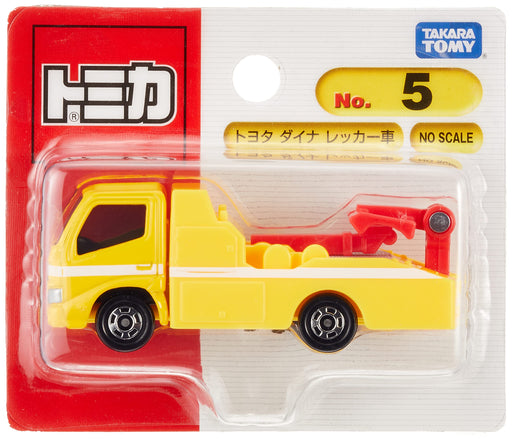 Takara Tomy Tomica No.5 Toyota Dyna Tow Truck (Blister Pack) Miniature Car NEW_1
