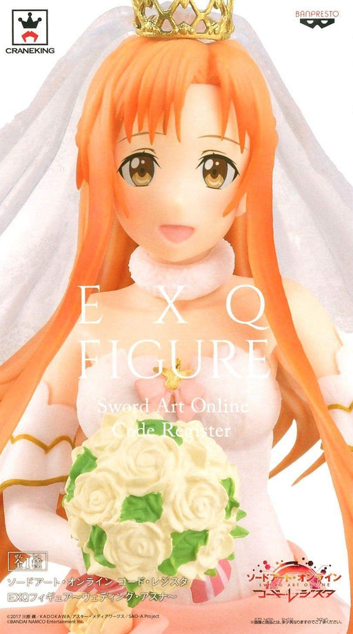 BANPRESTO Sword Art Online Code Register EXQ Figure Wedding Asuna Prize NEW_1