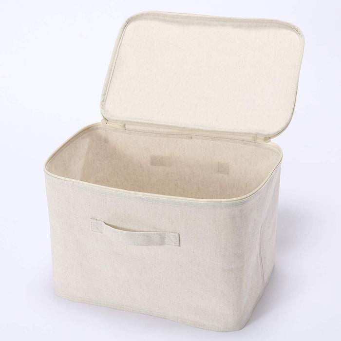 MUJI Soft Box Rectangular Inner Lid Type W37xD26xH26cm 38369769 Polyester NEW_5