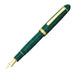 Platinum PTB-35000#45-4 CELLULOID Fountain Pen EMERALD 14K Broad (B) Nib NEW_1