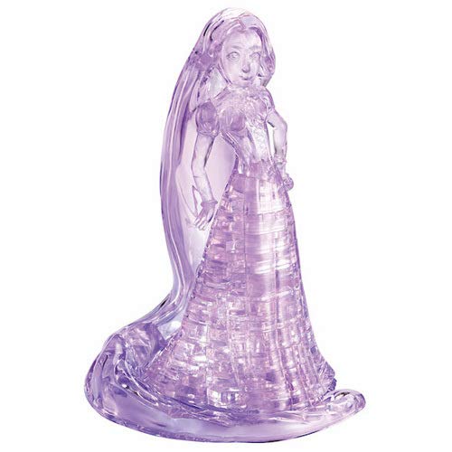 Hanayama 39-Piece Crystal Gallery Tangled Rapunzel W80xH130mm Light Purple NEW_3