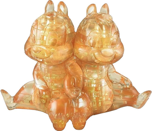 Hanayama Disney Crystal Gallery Chip 'n' Dale 3D Puzzle 46 Piece Plastic Clear_1