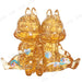 Hanayama Disney Crystal Gallery Chip 'n' Dale 3D Puzzle 46 Piece Plastic Clear_2