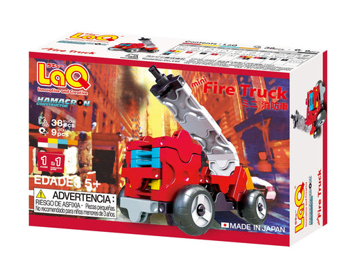 Yoshiritsu LaQ Hamacron Constructor Miniature Fire Truck ‎L005427 47 pieces NEW_2
