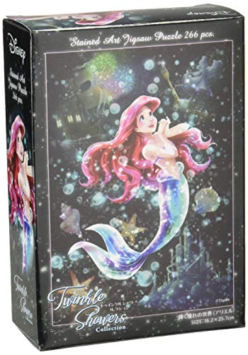 Little Mermaid Stained Art Puzzle 266pc Twinkle Shower Collection DSG-266-961_1