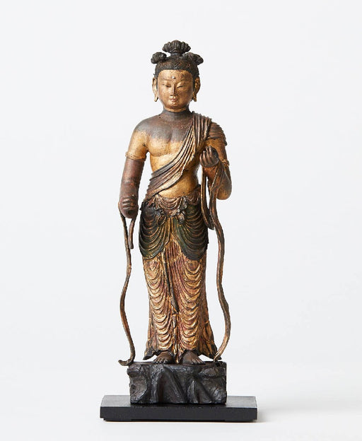 Isumu TanaCOCORO Palm Monju Bosatsu Buddha Figure ISUMU MORITA 165Hx68Wx53Dmm_1