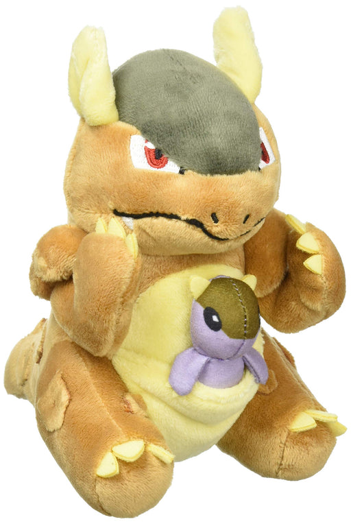 Pokemon Center Original Pokemon fit Plush Doll Kangaskhan H13xW14x12cm Polyester_1