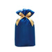 Tsutsumu Gift wrapping Blue L 450mm Christmas Birthday Drawstring bag ‎T-2803-L_1