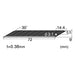 NT cutter for small A type 30 degree black blade Set of 10 Made in Japan BA15P_3