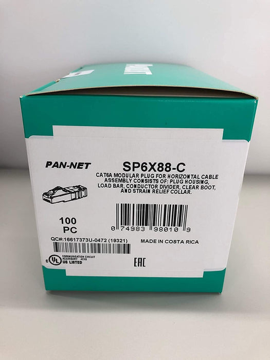 Panduit SP6X88-C Modular Plug Pack in 100 pieces for LAN Connector Category 6A_3