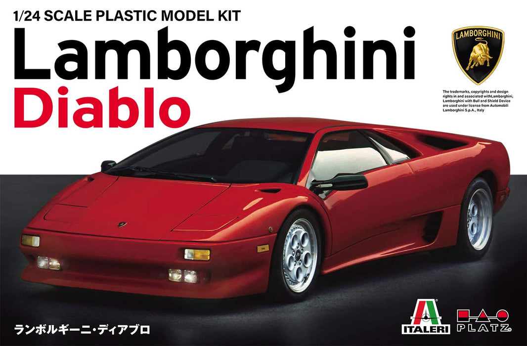 Platz/Italeri 1/24 scale Lamborghini Diablo Japanese Version Model Kit PIT003_7