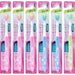 LION Systema Haguki Plus Toothbrush Ultra Compact Usually Set of 6 pieces NEW_1