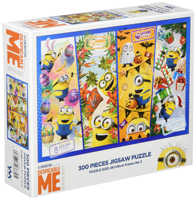 Yanoman 300-Piece Jigsaw Puzzle Minions Party of Seasons 26x38cm ‎03-889 NEW_1