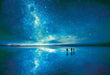 Starry Sky of Uyuni Bolivia 300 Piece Jigsaw Glowing Puzzle Epoch 28-028 NEW_2