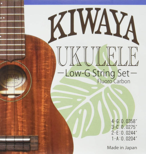 KIWAYA KFC-LG Fluorocarbon Strings Low-G Set All Sizes Compatible Ukulele Clear_1
