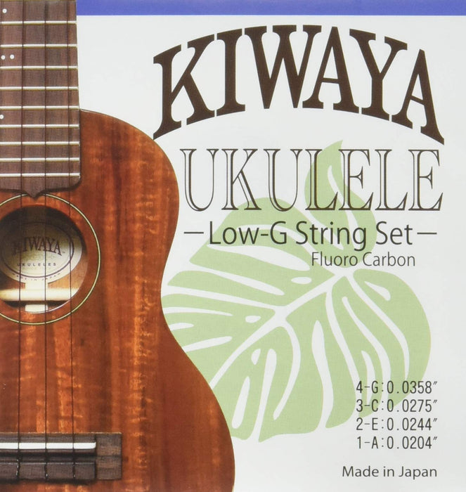 KIWAYA KFC-LG Fluorocarbon Strings Low-G Set All Sizes Compatible Ukulele Clear_1
