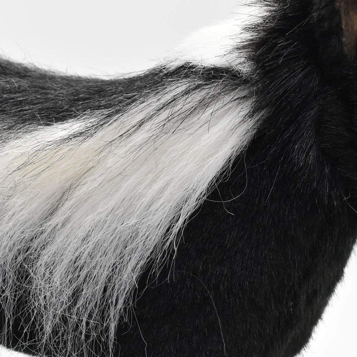 Canal BH4007 HANSA Skunk 45 Real Animal Plush Doll Black and White Fluffy NEW_5