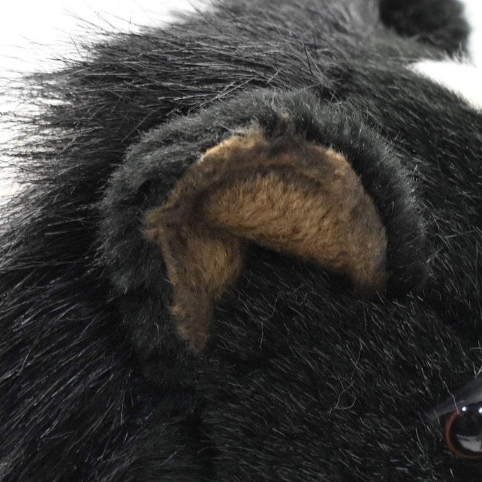 Canal BH4007 HANSA Skunk 45 Real Animal Plush Doll Black and White Fluffy NEW_6