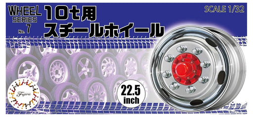 Fujimi Wheel Series No.7 1/24 Steel Wheels for 10t Trucks 22.5 Inches W-7 NEW_1