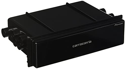 Pioneer Carrozzeria Logo Flap 1Din Size Genuine Accessory Case Ad-379 Black NEW_1