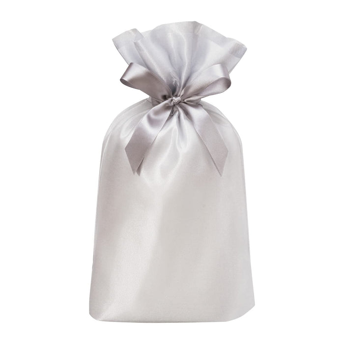 Tsutsumu Gift wrapping Silver L 450mm Christmas Birthday Drawstring bag T-2846-L_1