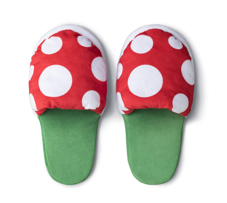Super mario Home & Party Room Slippers Piranha Plant & Pipe ‎NSL-0046 Polyester_3