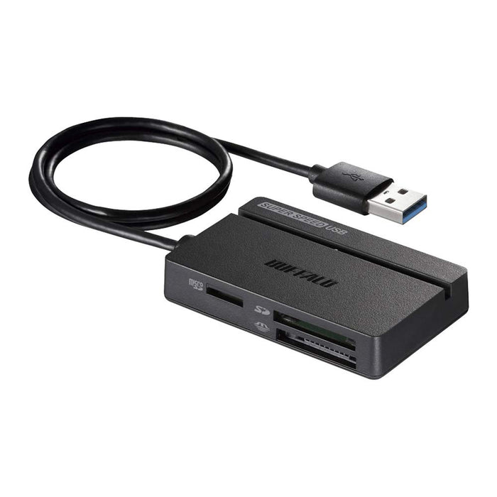 BUFFALO USB3.0 Multi Card Reader SDXC Stongedard Model Black BSCR108U3BK NEW_1