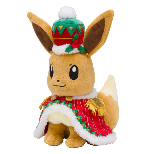 Pokemon Center Original Plush Doll Christmas 2018 Eevee H20.5xW17xD11cm NEW_2